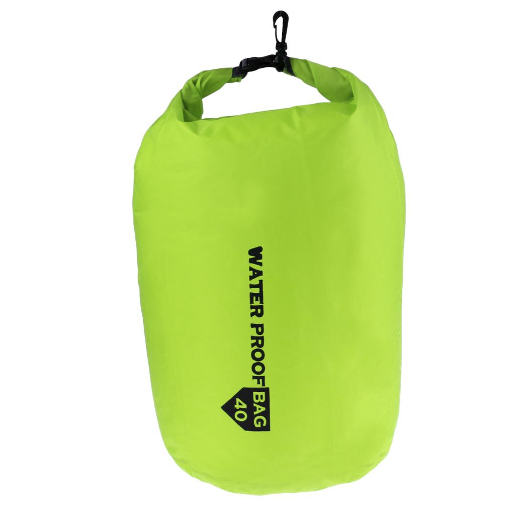 Waterproof Dry Bag Storage Camping Rafting Kayaking Compression Sack  40L Light Green