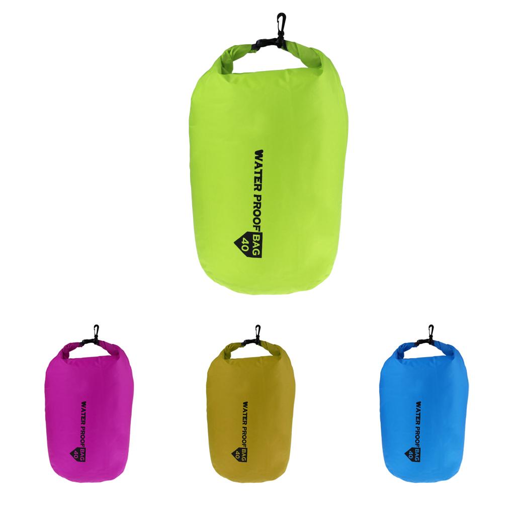 Waterproof Dry Bag Storage Camping Rafting Kayaking Compression Sack  40L Light Green