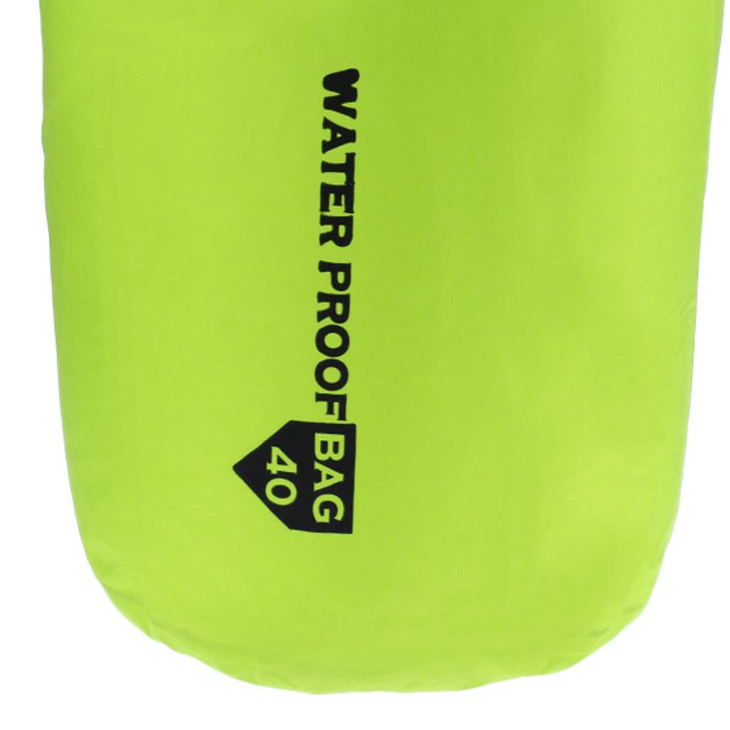 Waterproof Dry Bag Storage Camping Rafting Kayaking Compression Sack  40L Light Green