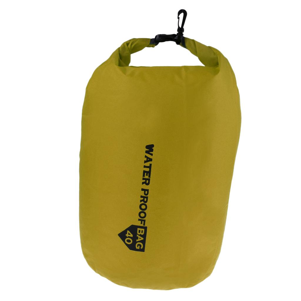 Waterproof Dry Bag Storage Camping Rafting Kayaking Compression Sack  40L Green