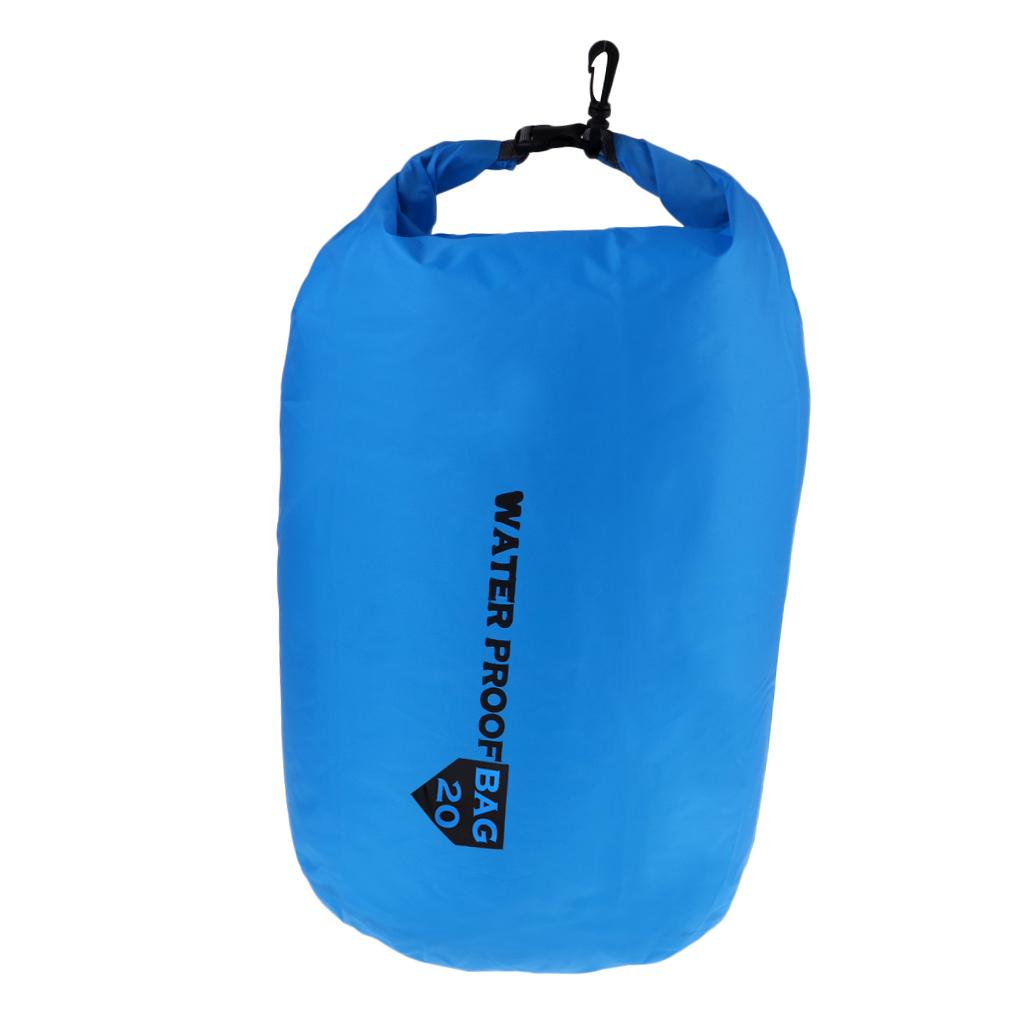 Waterproof Dry Bag Storage Camping Rafting Kayaking Compression Sack  20L Blue