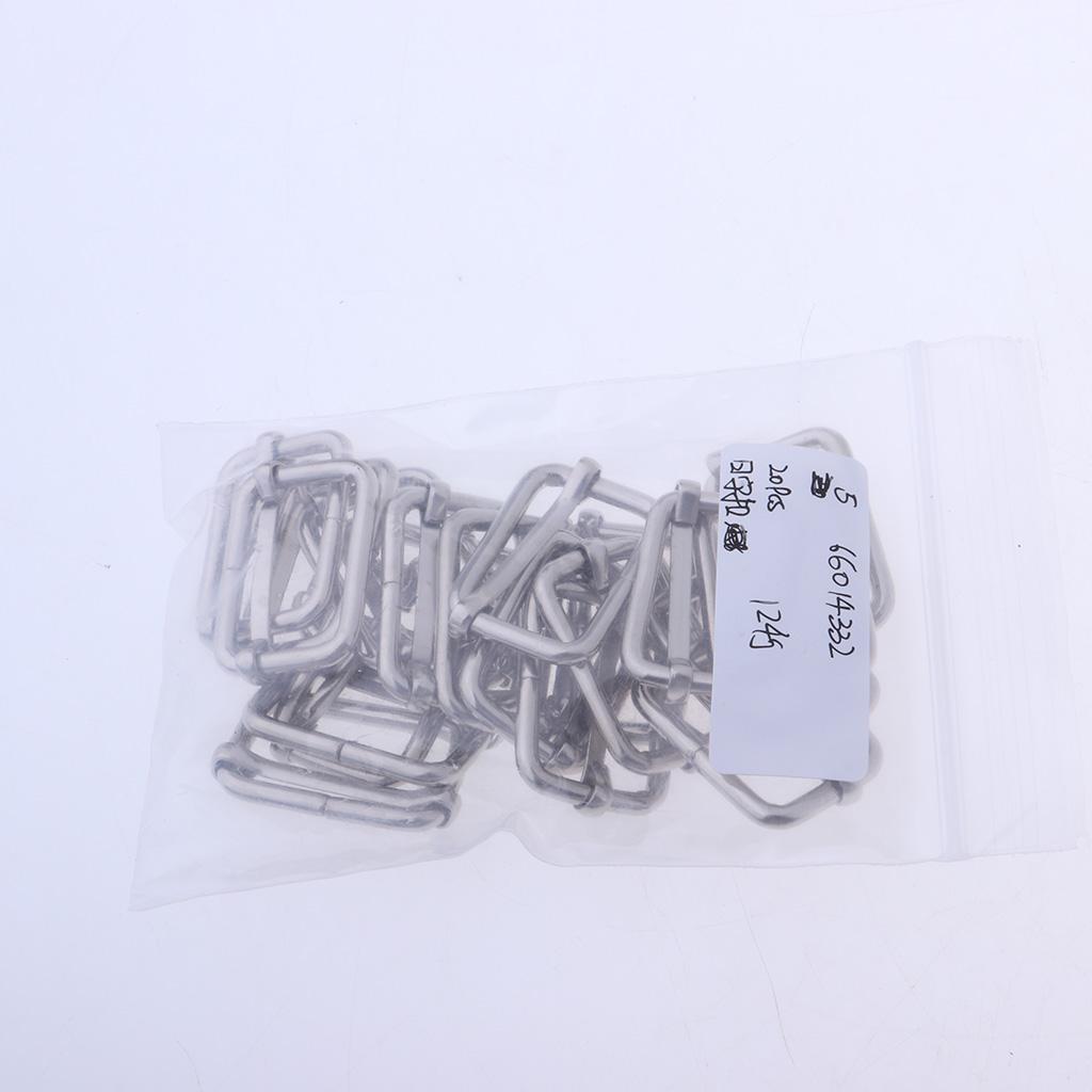 20Pcs Iron Roller Buckles for Belts Hardware Bags Ring Hand DIY Accessories