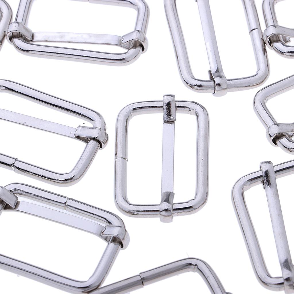 20Pcs Iron Roller Buckles for Belts Hardware Bags Ring Hand DIY Accessories