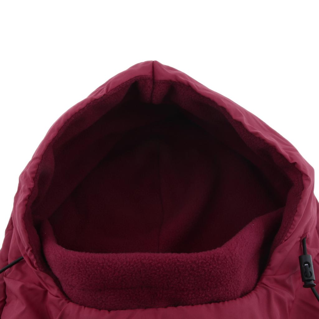 Winter Warm Hat Motorcycle Waterproof Windproof Neck Face Mask Hat Red