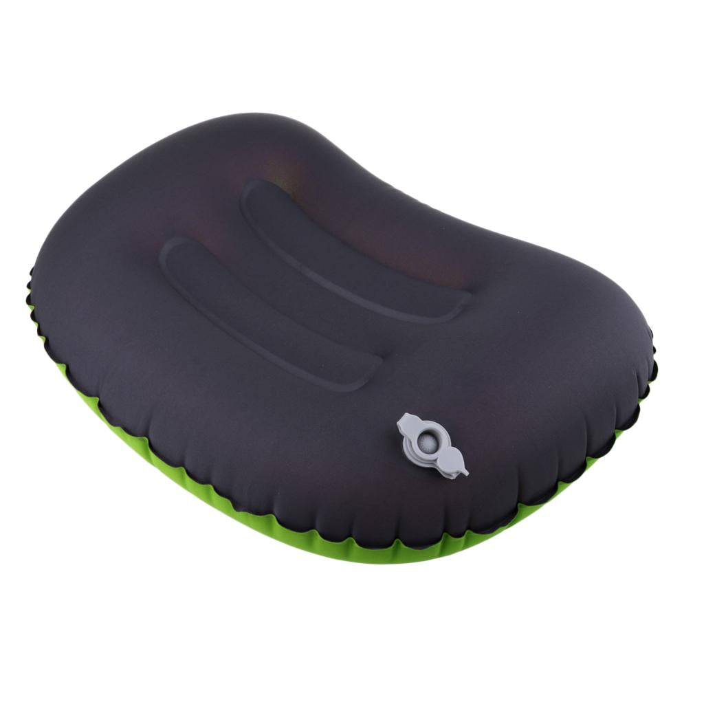 Ultralight Portable Air Inflatable Pillow for Hiking Camping Travel Green