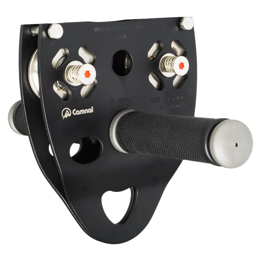 35KN Rock Climbing Mountaineering 13mm Cable Rope Pulley with Handle Grip