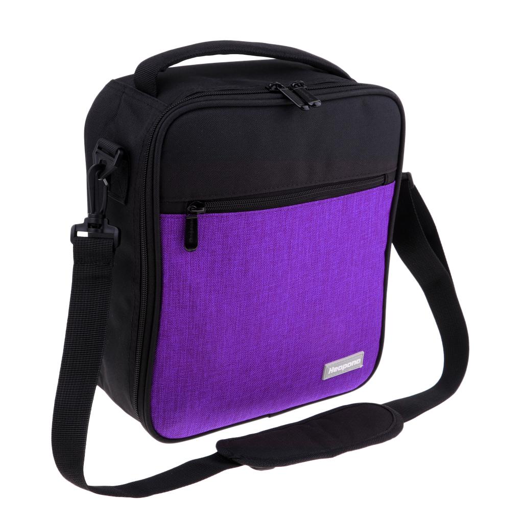 Portable Cooler Bag Insulated Lunch Picnic Backpack Food Thermal Bag Purple 
