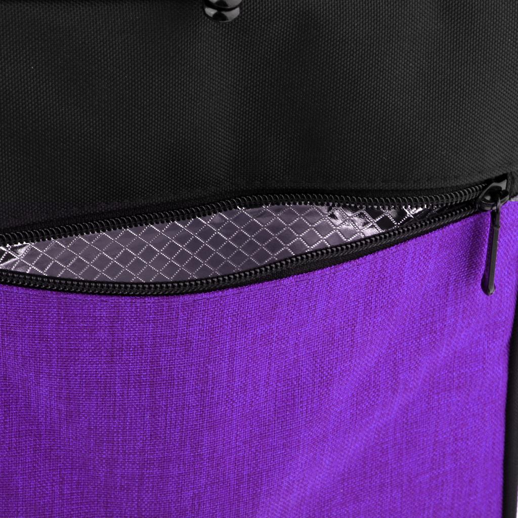 Portable Cooler Bag Insulated Lunch Picnic Backpack Food Thermal Bag Purple 