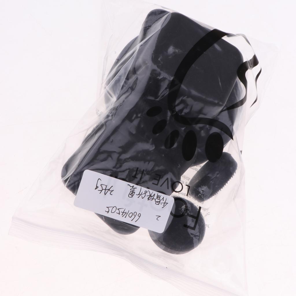Wear Resistant Longboard POB Fingers Palm Slide Pucks Set for Downhill Square 8Pcs Black