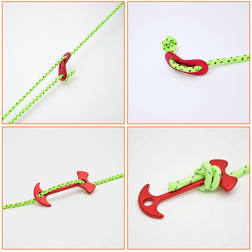 Reflective Tent Rope Guy Line Camping Canopy Awning Guyline Cord S