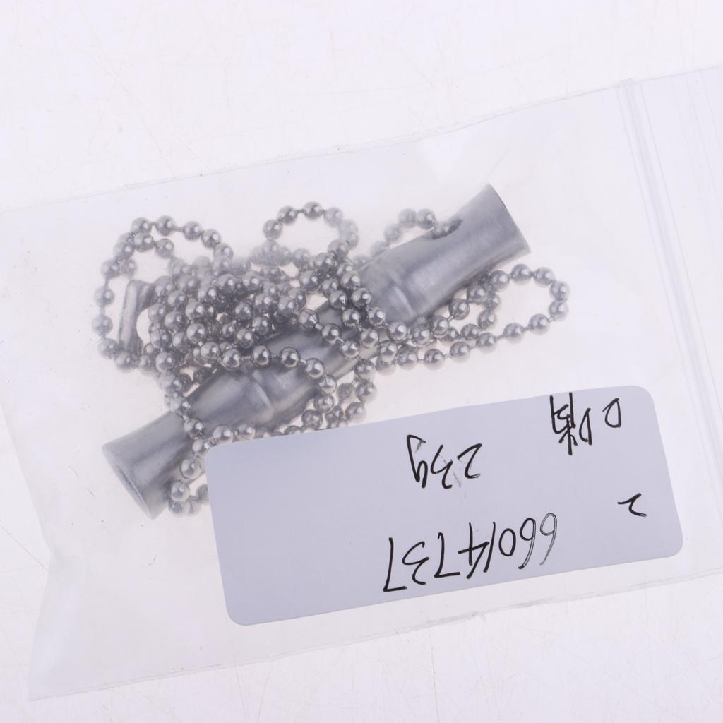 Emergency Safety Whistle Outdoor Survival Waterproof Stainless Steel Whistle