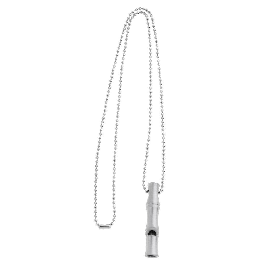 Emergency Safety Whistle Outdoor Survival Waterproof Stainless Steel Whistle