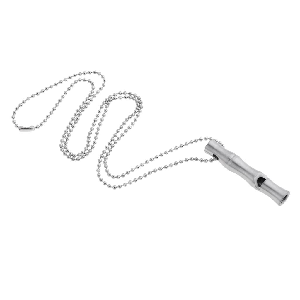 Emergency Safety Whistle Outdoor Survival Waterproof Stainless Steel Whistle