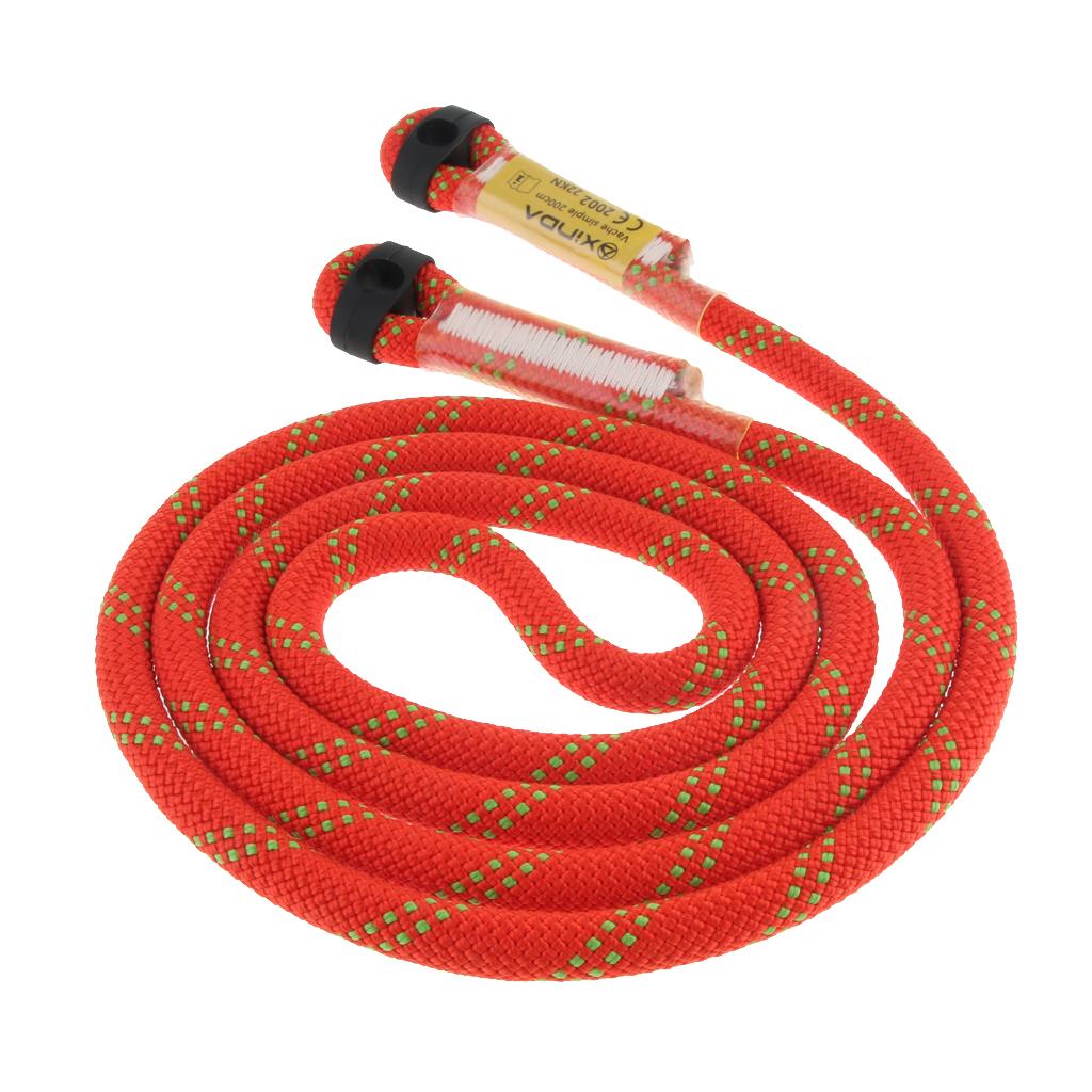 Outdoor Rock Climbing Nylon Pre-sewn Eye-to-Eye Prusik Loop Rope Lanyard 200cm