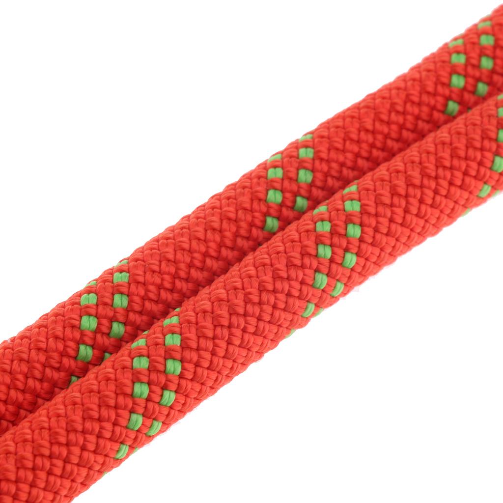 Outdoor Rock Climbing Nylon Pre-sewn Eye-to-Eye Prusik Loop Rope Lanyard 200cm