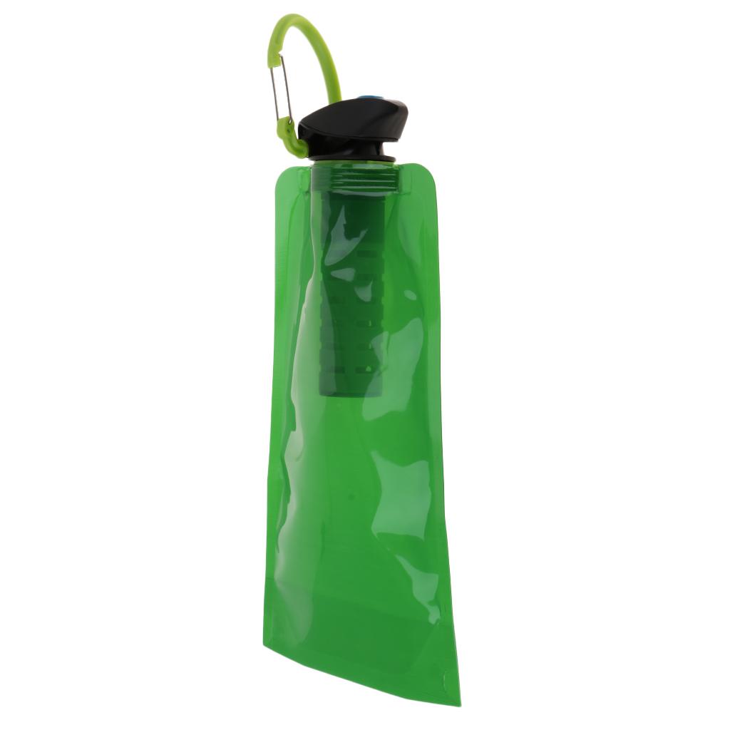 Collapsible Water Filter Bottle/Canteens/Bags for Camping Hiking Backpacking