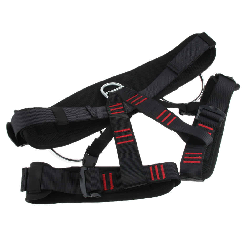 20KN Climbing Rescue Mountaineering Safety Harness Half Body Protection A
