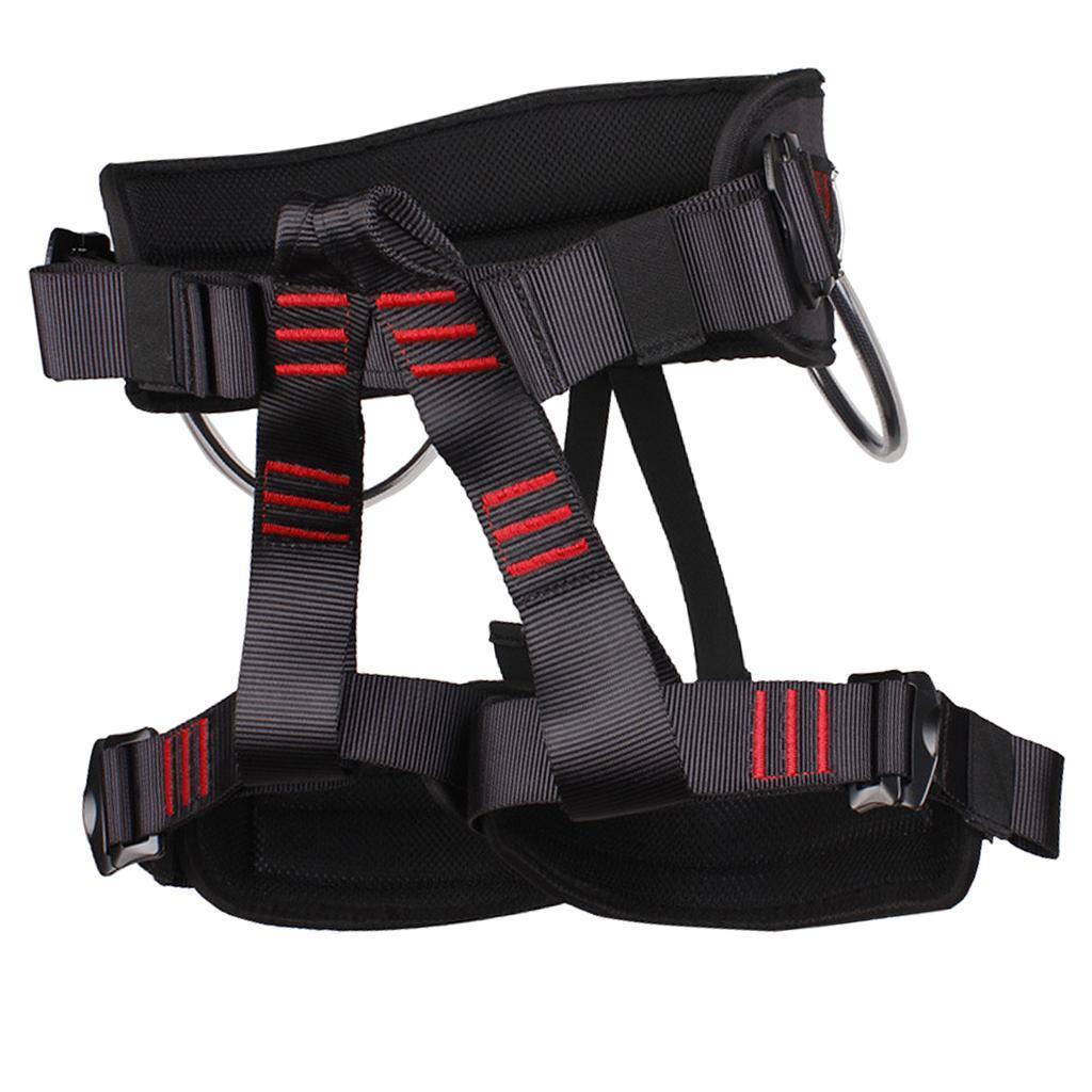 20KN Climbing Rescue Mountaineering Safety Harness Half Body Protection C