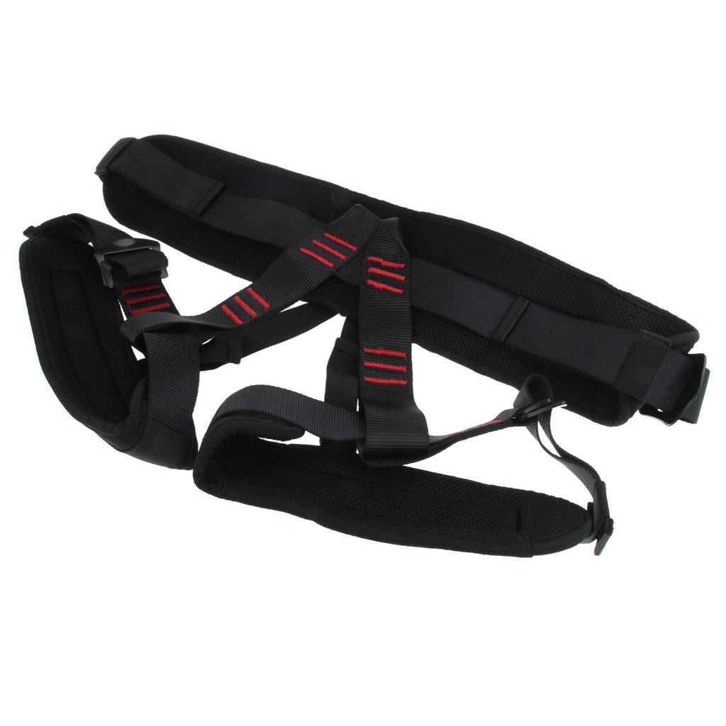 20KN Climbing Rescue Mountaineering Safety Harness Half Body Protection C