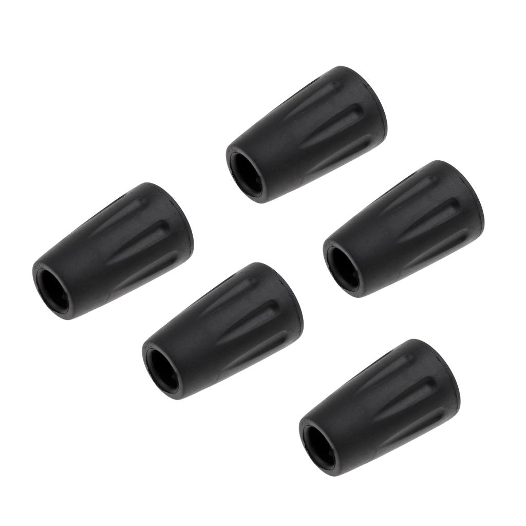 4x5pcs Trekking Pole Tips Walking Stick Cover Protector Hiking Accessories