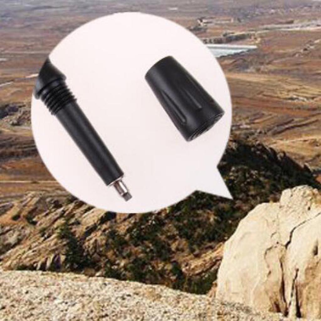 2x5pcs Trekking Pole Tips Walking Stick Cover Protector Hiking Accessories