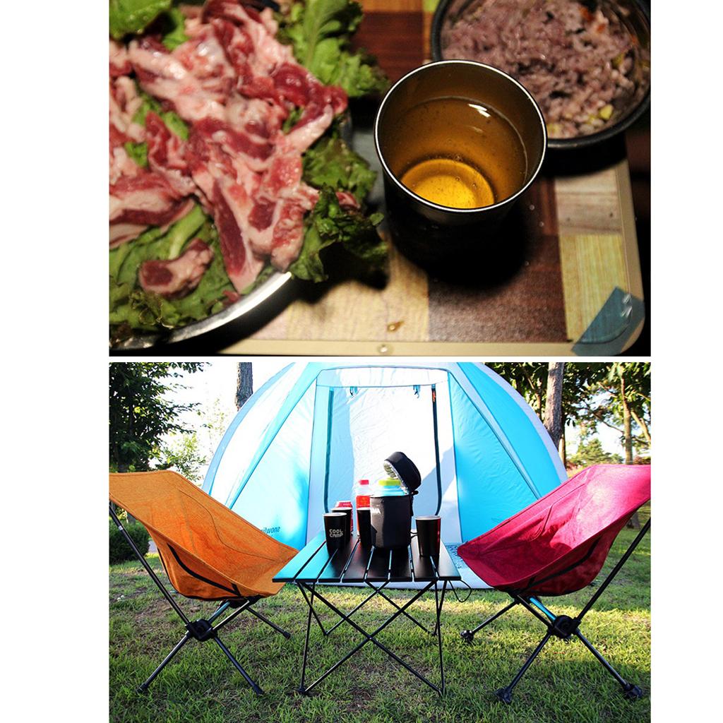 4pcs Stainless Steel Water Tumbler Camping Picnic Coffee Tea Cup Wine Glass