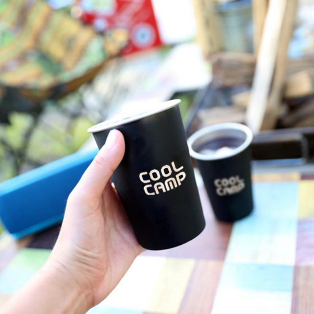 4pcs Stainless Steel Water Tumbler Camping Picnic Coffee Tea Cup Wine Glass