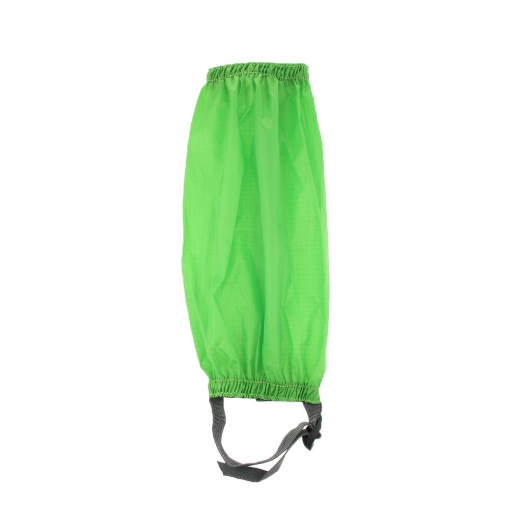 Outdoor Walking Hiking Waterproof Gaiters Boot Covers Leg Guards green