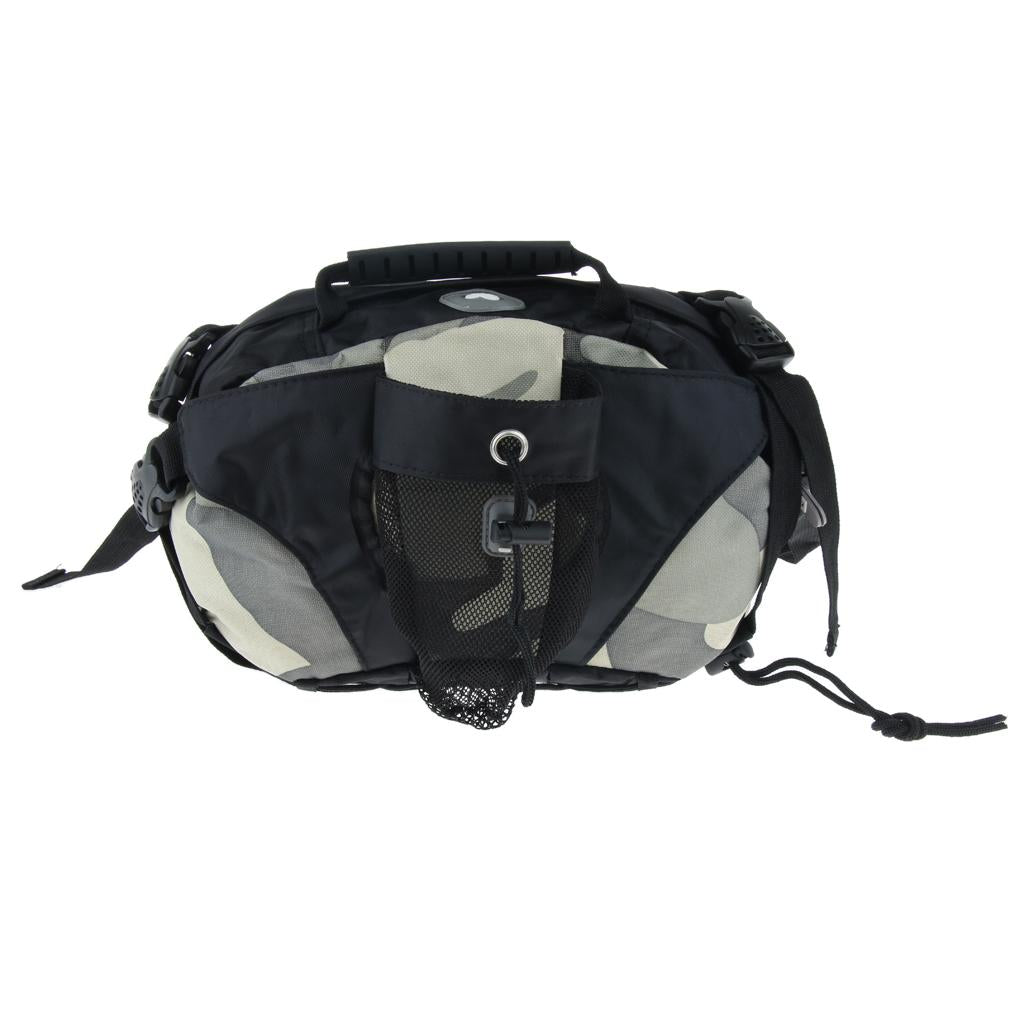 Roller Skates Waist Backpack Skating Sports Shoes Boots Carry Bag Camo