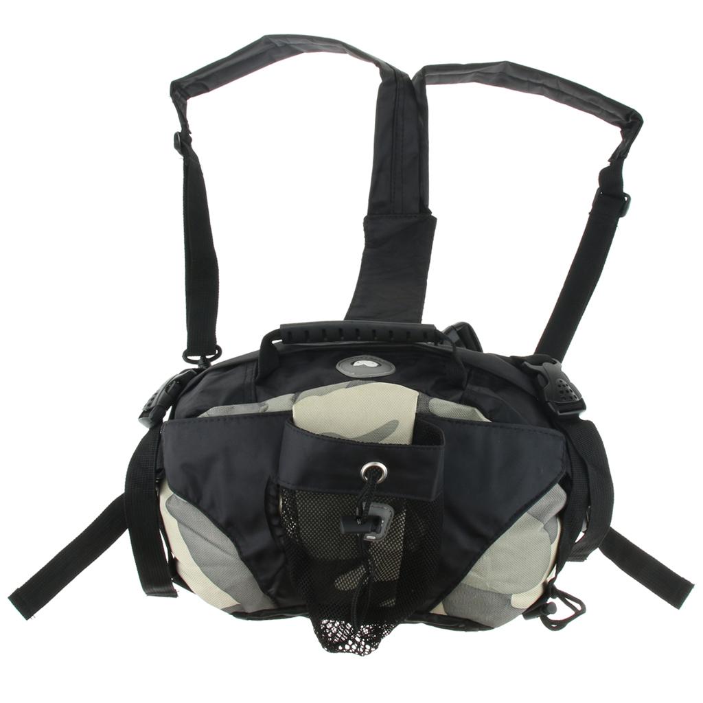 Roller Skates Waist Backpack Skating Sports Shoes Boots Carry Bag Camo