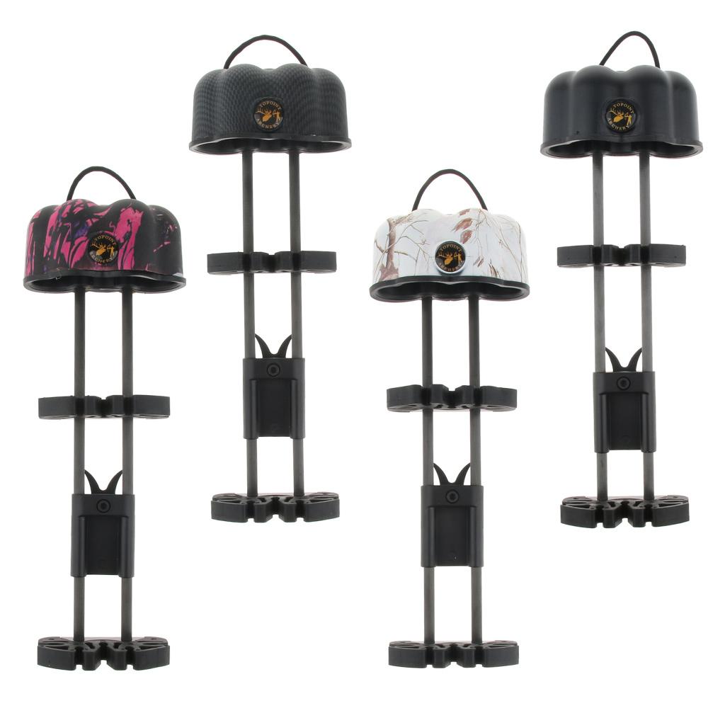 Aluminum Compound Bow 5 Arrow Quiver Holder Quick Connect Pink Camo