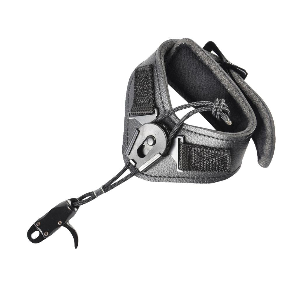 Archery Release Aid Wrist Strap Caliper Trigger Finger Grip for Compound Bow