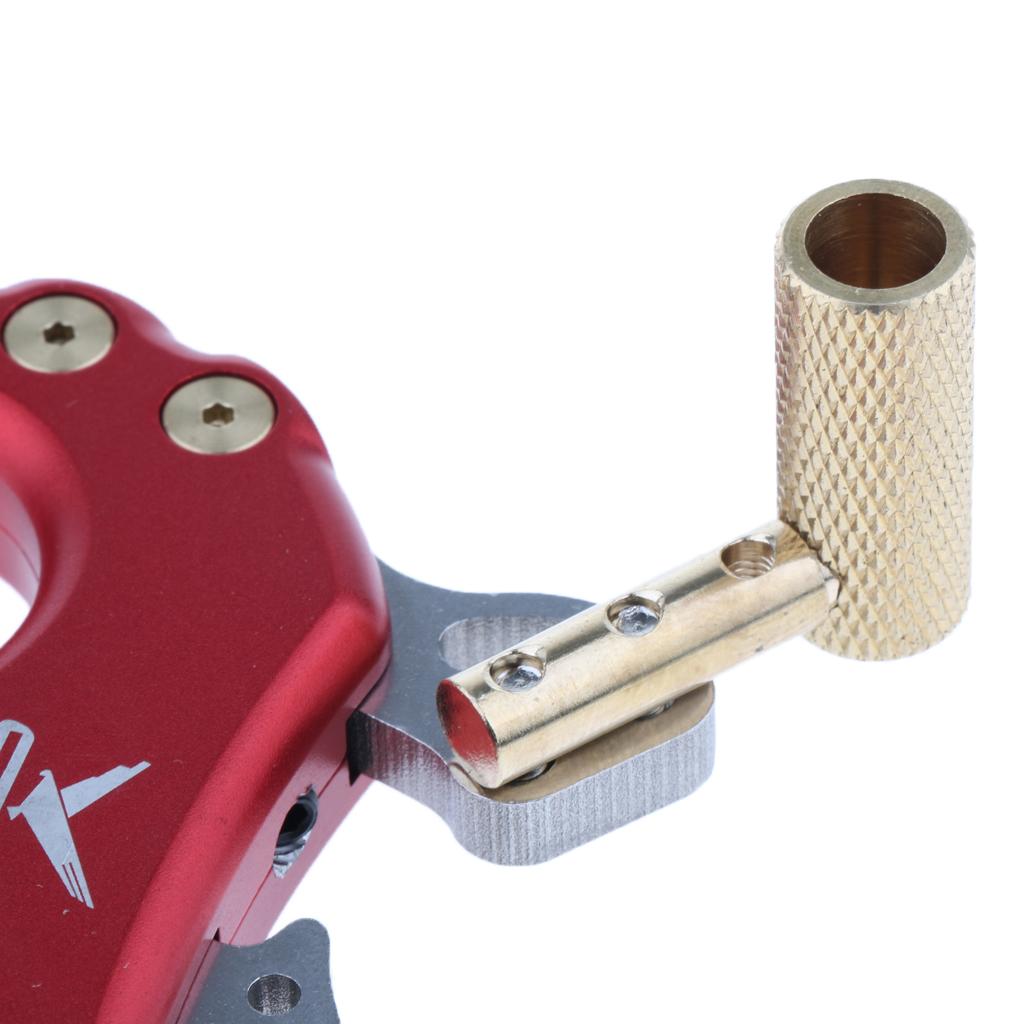Archery Release Aid Trigger 4 Finger Grip for Compound Bow Hunting Red