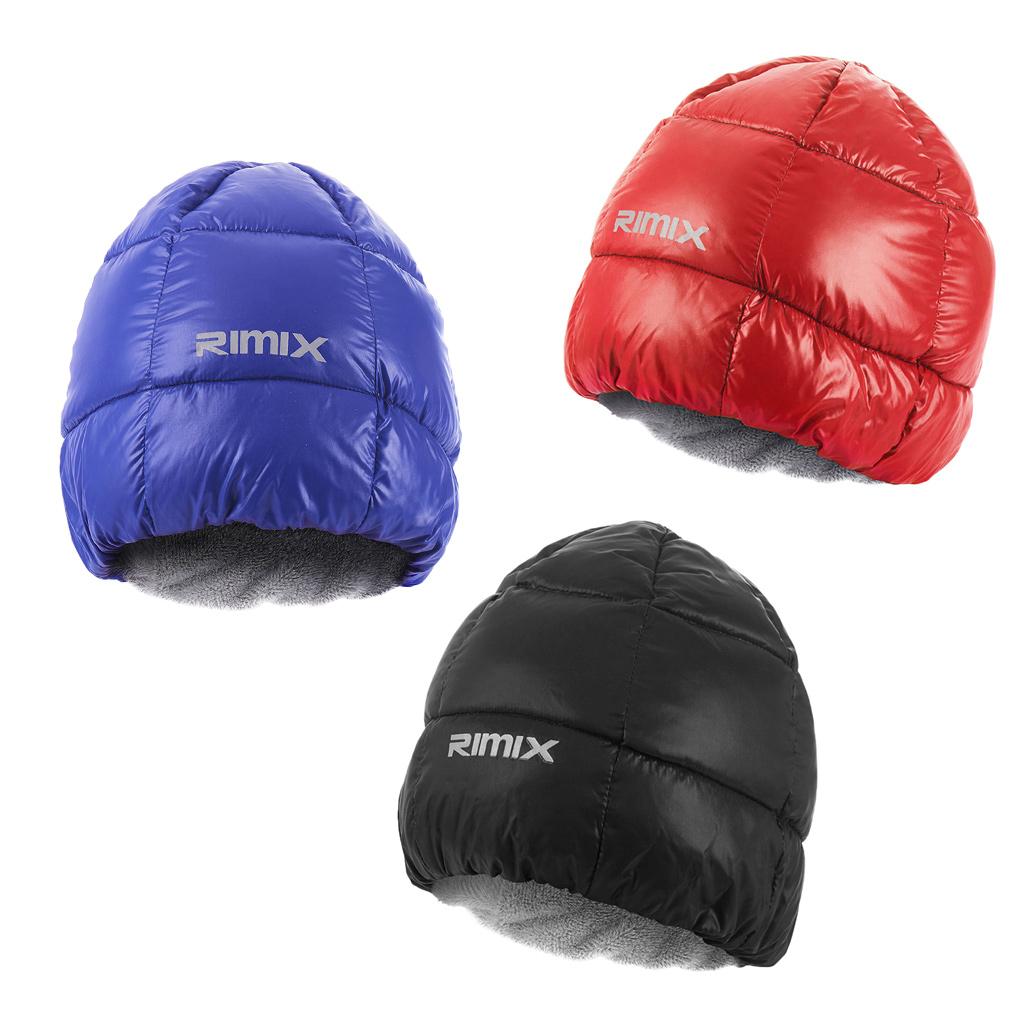 Winter Warm Down Hat Outdoor Sports Cap Ski Climbing Hiking Snowboard Red