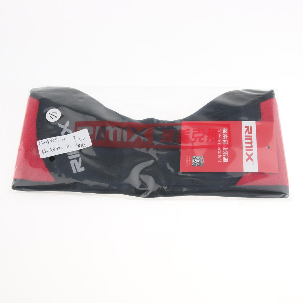 Windproof Sports Winter Earmuffs Stretchy Headband Fleece Ear Warmer Red S