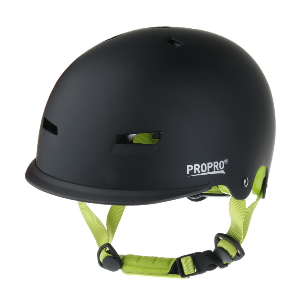Children's Scooter BMX Bike Helmet Adjustable Safety Skateboard Helmets M Black