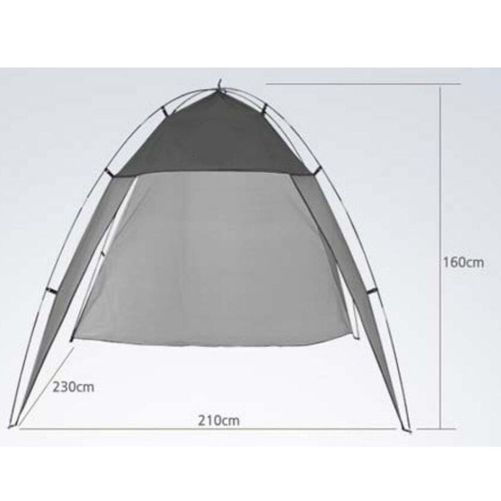 Windproof Outdoor Tent Tarp Sun Shade Camping Fishing Beach Cabana Canopy