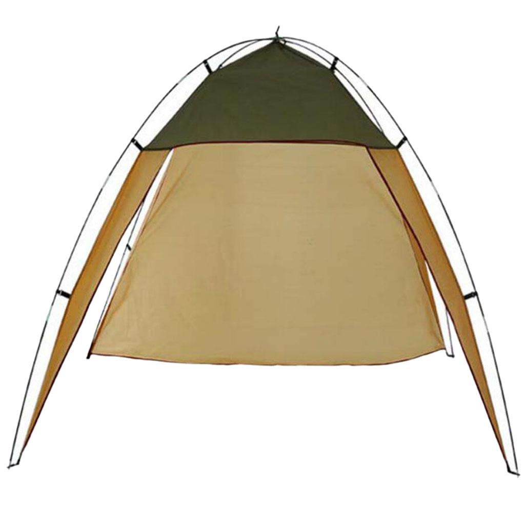 Windproof Outdoor Tent Tarp Sun Shade Camping Fishing Beach Cabana Canopy