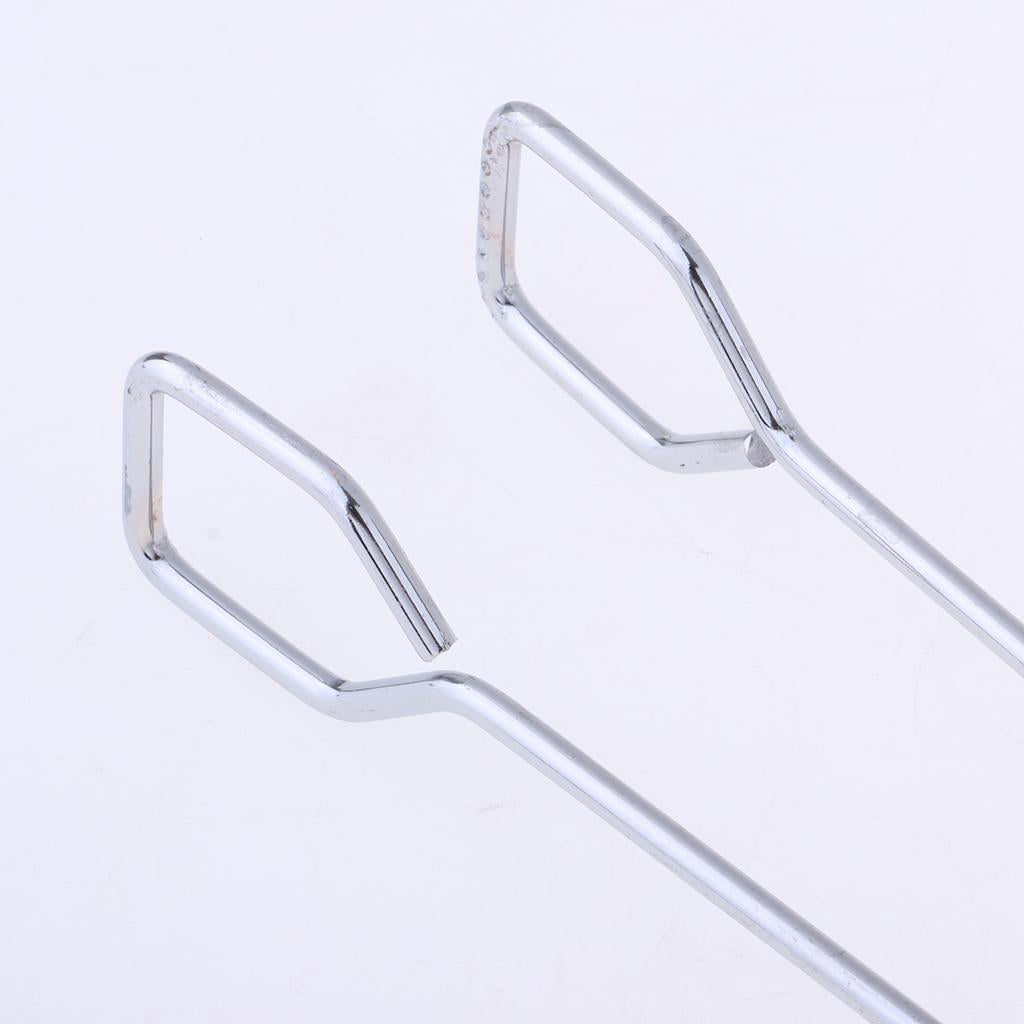  Kitchen Tongs, Non-Stick Stainless Steel BBQ Cooking Grilling Food Tongs 23.5cm