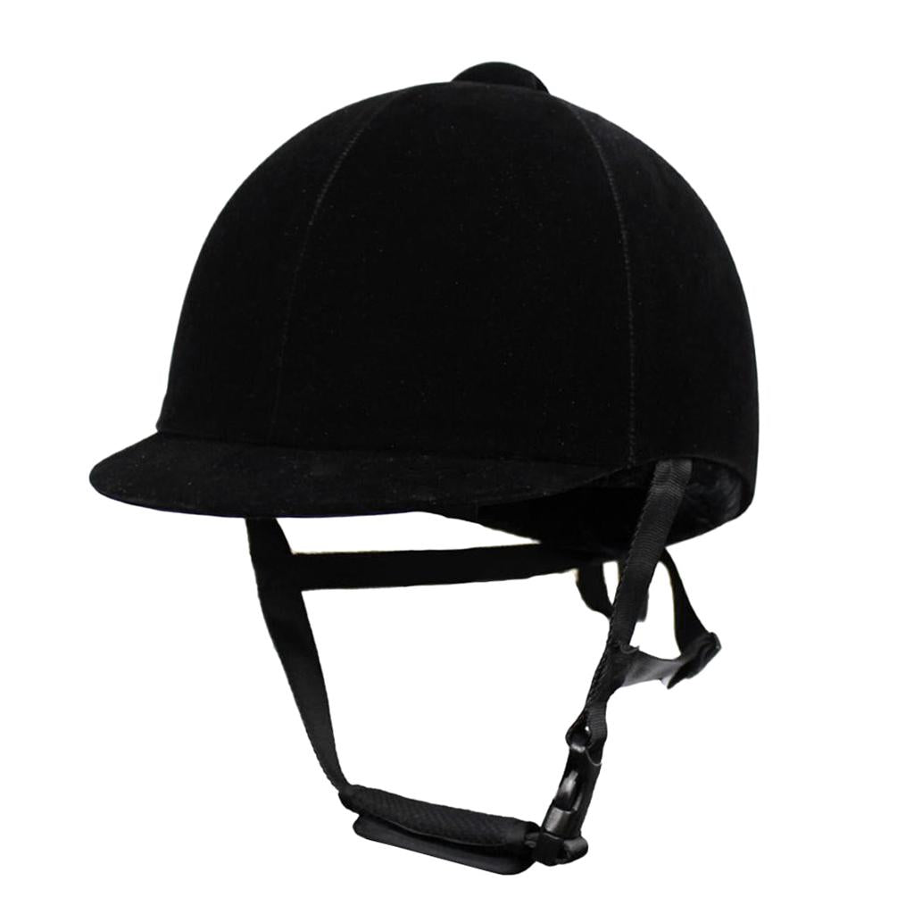 Horse Riding Safety Helmet Equestrian Sport Schooling Protective Head Gear 2XL Black