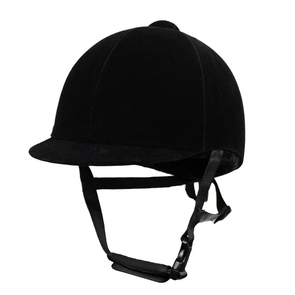 Horse Riding Safety Helmet Equestrian Sport Schooling Protective Head Gear 2XL Black
