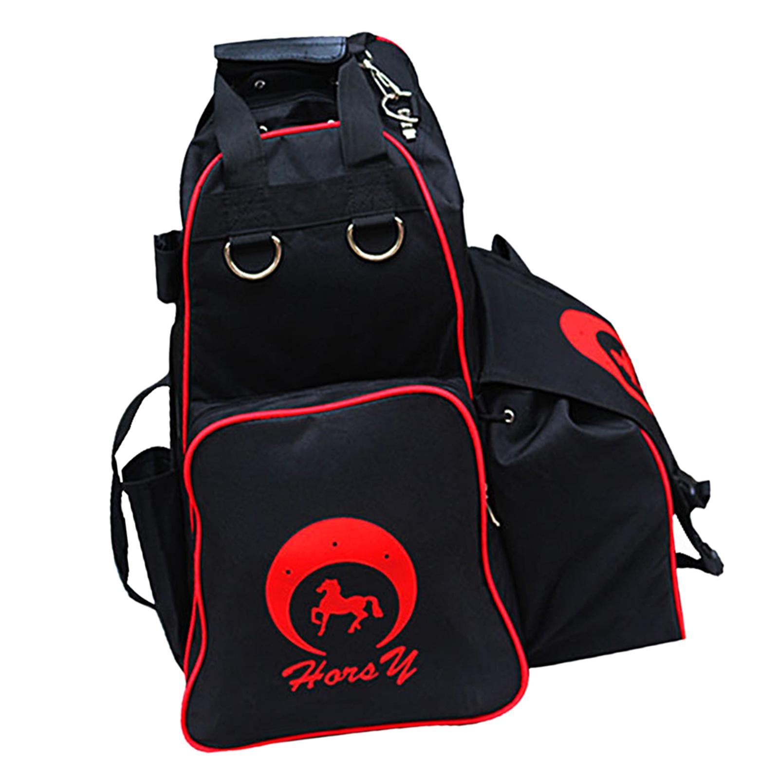 Equestrian Bag Oxford Horse Riding Boots and Helmet Bag Waterproof Backpack