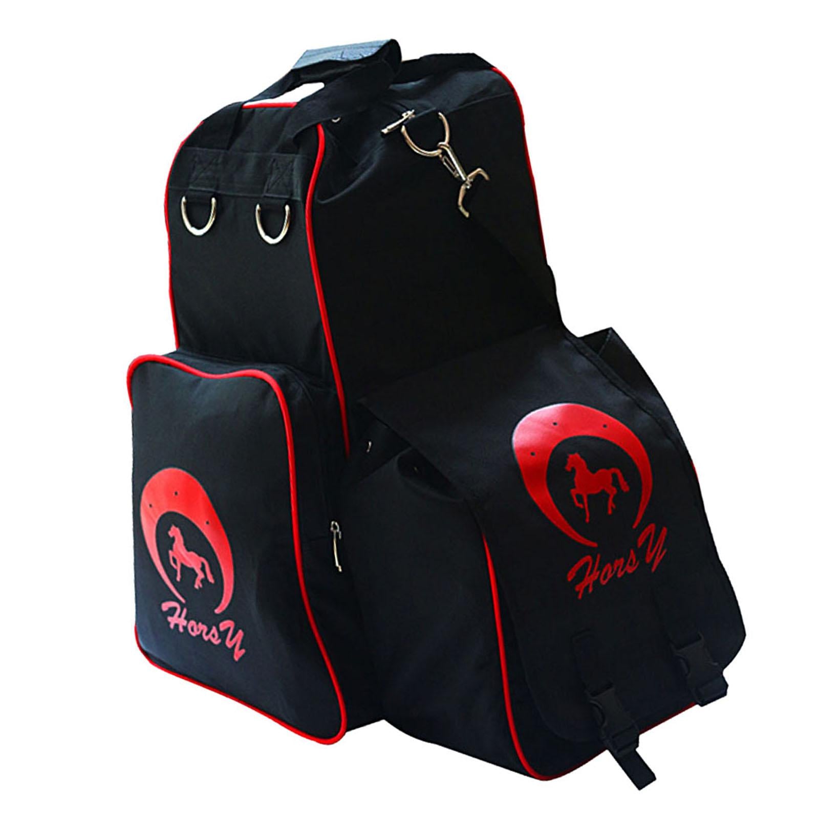 Equestrian Bag Oxford Horse Riding Boots and Helmet Bag Waterproof Backpack