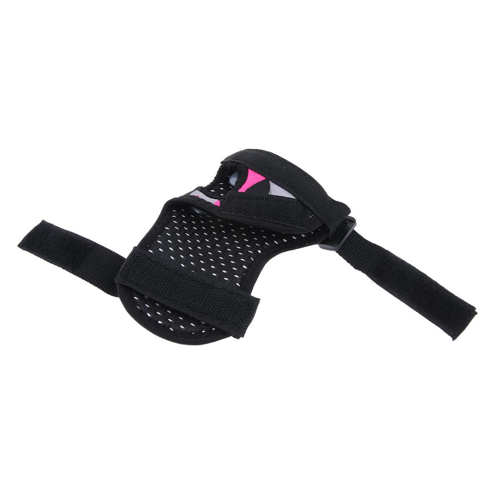 Kids Child Skating Scooter Protective Gear Knee Elbow Hand Pads Set Pink L