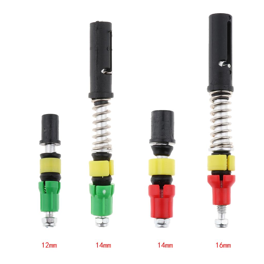 4xPlastic Walking Pole Internal Lock Accessories for Hiking Trekking Outdoors 12x62mm Green