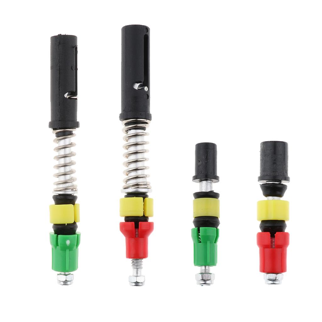 3xPlastic Walking Pole Internal Lock Accessories for Hiking Trekking Outdoors 12x62mm Green
