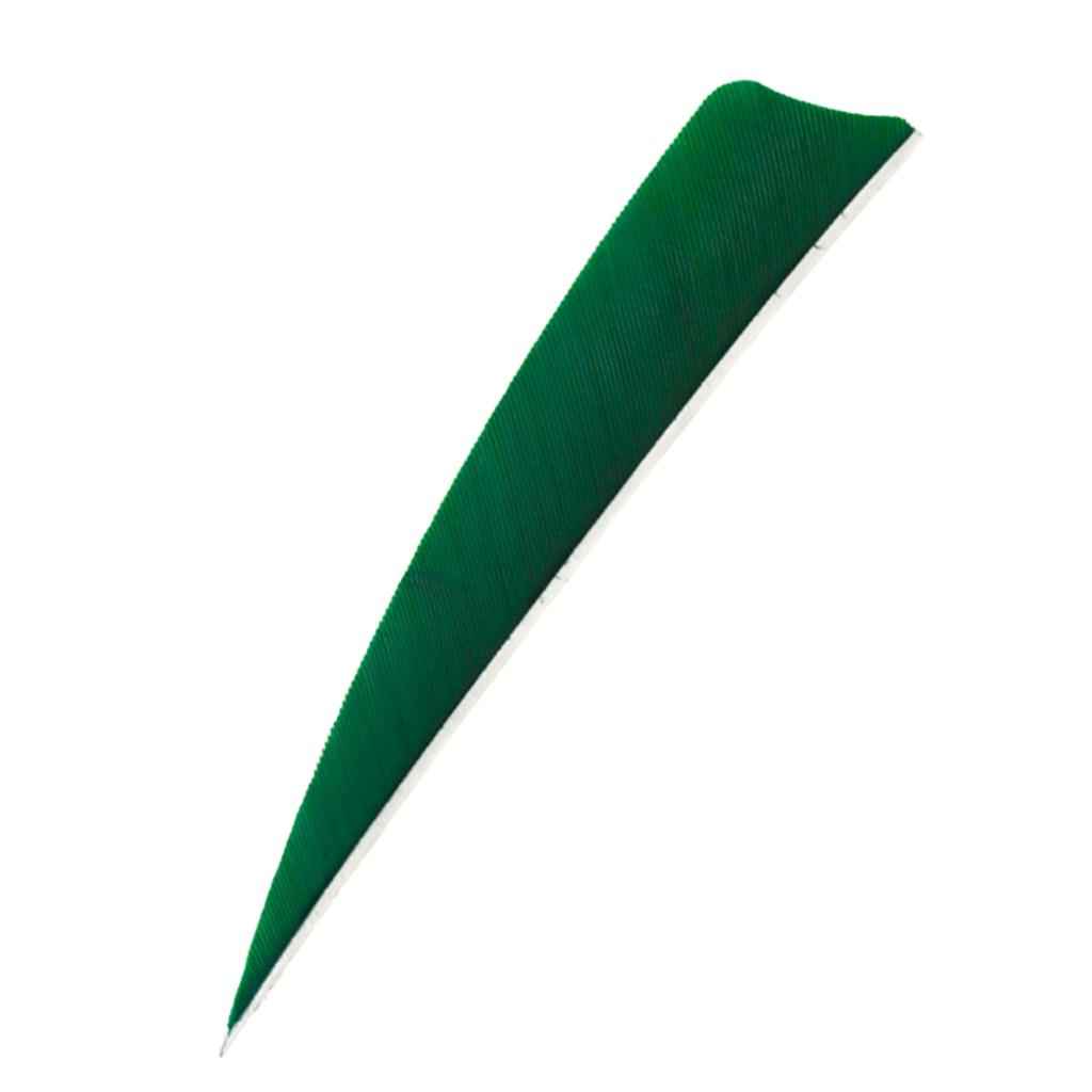 12 Pieces 4 Inch Archery Arrow Feathers Fletchings Vanes Green