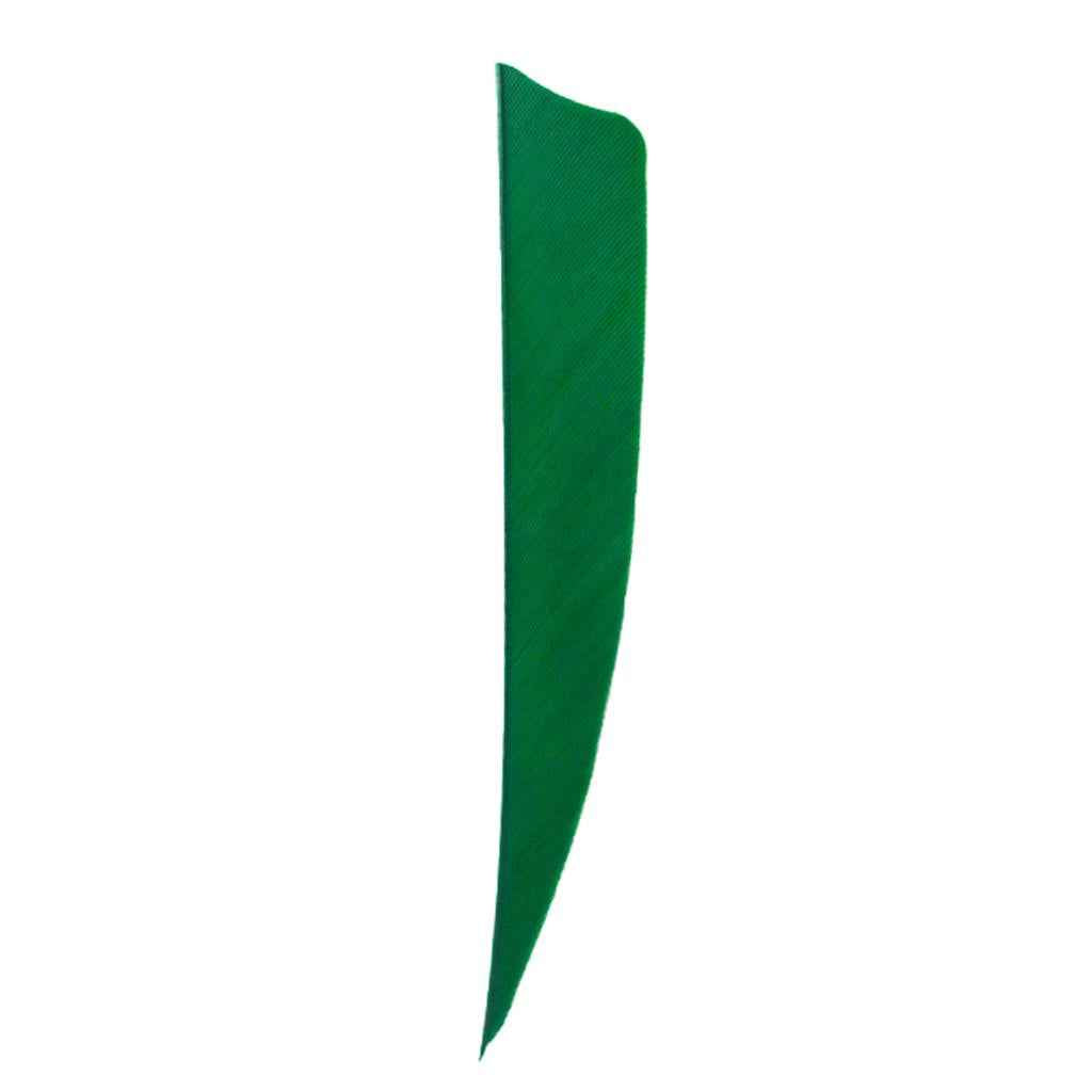12 Pieces 4 Inch Archery Arrow Feathers Fletchings Vanes Green