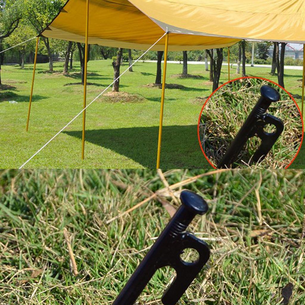 Heavy Duty High Strength Steel Tent Stakes for Outdoors Camping Hiking 30cm