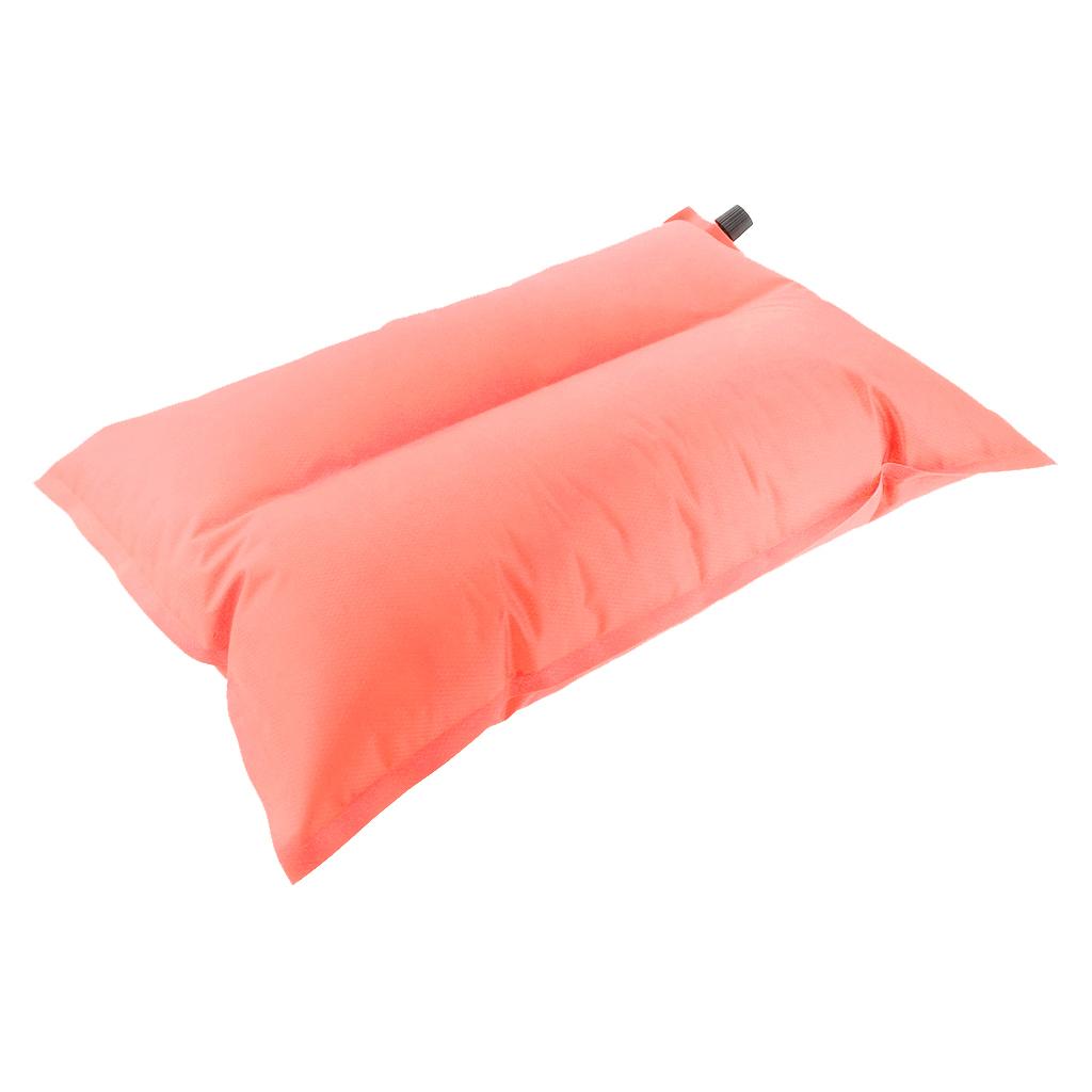 Outdoor Self Inflatable Camping Pillow Travel Airplane Air Cushion Orange